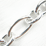 Load image into Gallery viewer, Sterling Silver Smooth Oval and Round Link Chain