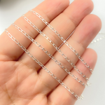 Load image into Gallery viewer, 925 Sterling Silver Flat Cable Link Chain