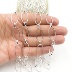 Load image into Gallery viewer, 925 Sterling Silver Oval Link Chain.