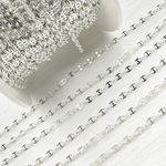 Load image into Gallery viewer, 925 Sterling Silver Diamond Cut Marina Chain.