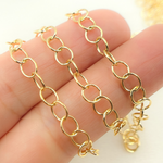 Load image into Gallery viewer, 14K Gold Filled Round Link Chain