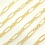 Load image into Gallery viewer, 14k Gold Filled 1 Long Oval link & 3 Round Link Chain