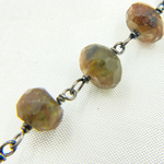 Load image into Gallery viewer, Andalusite Oxidized Wire Chain.