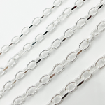 Load image into Gallery viewer, 925 Sterling Silver Twisted & Flat Oval Link Chain.