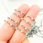 Load image into Gallery viewer, Shaded Amazonite Oxidized Wire Chain