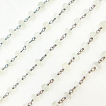 Load image into Gallery viewer, Siloni Moonstone Oxidized Wire Chain.