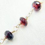 Load image into Gallery viewer, Garnet 925 Sterling Silver Wire Chain