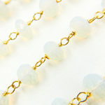 Load image into Gallery viewer, Opalite Gold Plated Wire Chain.