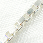 Load image into Gallery viewer, Sterling Silver Box Link Chain