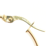 Load image into Gallery viewer, 14K Solid Gold Smooth Hoop Earrings