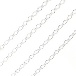 Load image into Gallery viewer, Black Rhodium Matt Sterling Silver Paperclip Chain
