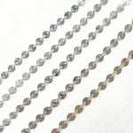 Load image into Gallery viewer, Oxidized 925 Sterling Silver Disc Chain