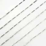 Load image into Gallery viewer, 925 Sterling Silver Diamond Cut Bar Link Chain