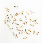 Load image into Gallery viewer, 14K Gold Filled Crimp End Cap with Ring 1mm & 1.4mm