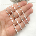 Load image into Gallery viewer, 925 Sterling Silver Diamond Cut Marina Chain.