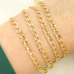 Load image into Gallery viewer, 14k Yellow Gold Filled Flat Curb Link Chain