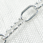 Load image into Gallery viewer, 925 Sterling Silver Paperclip Link Chain. Smooth Short Link.