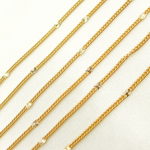 Load image into Gallery viewer, 14k Gold Filled Satellite Curb Link Chain.