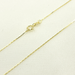 Load image into Gallery viewer, 14k Solid Yellow Gold Solid Cable Necklace