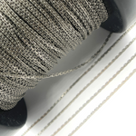 Load image into Gallery viewer, Oxidized Sterling Silver Thick Box Link Chain