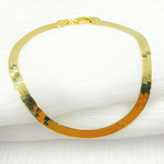 Load image into Gallery viewer, 14K Solid Gold Dainty Herringbone Bracelet.