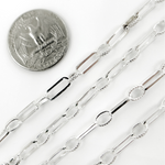 Load image into Gallery viewer, 925 Sterling Silver Paperclip Chain