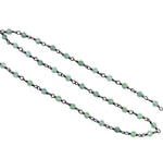 Load image into Gallery viewer, Apatite Oxidized Wire Chain