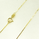 Load image into Gallery viewer, 14k Solid Yellow Gold Solid Cable Necklace