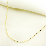 Load image into Gallery viewer, 14K Solid Gold Cable and Cubes Chain