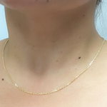 Load image into Gallery viewer, Solid Gold Diamond Cut Cable Link Chain