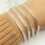Load image into Gallery viewer, Sterling Silver Box Link Chain