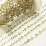 Load image into Gallery viewer, Imperial Topaz Gold Plated Wire Chain.