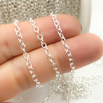 Load image into Gallery viewer, V196SS. Sterling Silver Smooth Oval Link Chain