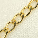 Load image into Gallery viewer, 14k Yellow Gold Filled Flat Curb Link Chain