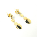 Load image into Gallery viewer, 14K Solid Gold Dangle Earring