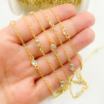 Load image into Gallery viewer, Cubic Zirconia Round Shape Connected Chain