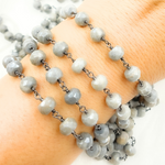 Load image into Gallery viewer, Coated Quartz Oxidized Wire Chain