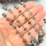 Load image into Gallery viewer, Andalusite Oxidized Wire Chain