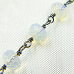 Load image into Gallery viewer, Opalite Oxidized Wire Chain.