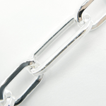 Load image into Gallery viewer, 925 Sterling Silver Flat Paper Clip Chain.