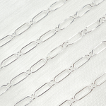 Load image into Gallery viewer, Sterling Silver Smooth Oval Link & Round Links Chain