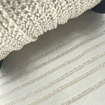 Load image into Gallery viewer, Sterling Silver Rope Link Chain