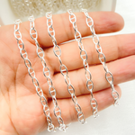 Load image into Gallery viewer, 925 Sterling Silver Smooth Marina Link Chain