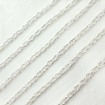 Load image into Gallery viewer, Sterling Silver Rope Link Chain.