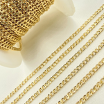 Load image into Gallery viewer, Gold Filled Flat Curb Link Chain