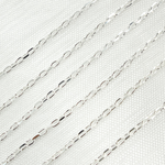Load image into Gallery viewer, 925 Sterling Silver Diamond Cut Paperclip Link Chain.