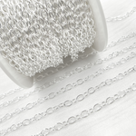 Load image into Gallery viewer, V192SS. Sterling Silver Smooth Oval Link Chain
