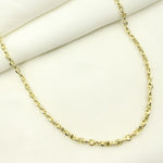 Load image into Gallery viewer, 14K Solid Yellow Gold Diamond Cut Marina Style Link Chain