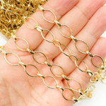 Load image into Gallery viewer, Gold Plated 925 Sterling Silver Oval Link Chain.