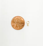 Load image into Gallery viewer, 14K Gold Filled Crimp End Cap with Ring 1mm & 1.4mm